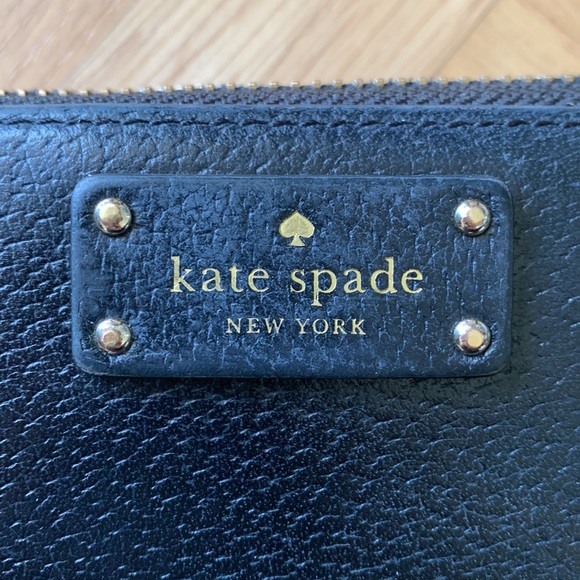 Kate Spade black leather neda grove street wallet - Picture 4 of 5